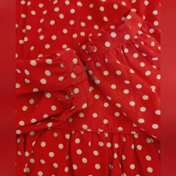 Boden polka dot gathered top Size 10 - Picture 7 of 10